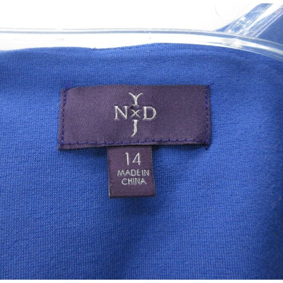 NYDJ Dress 14 Lift Tuck Sheath Colorblock Stretch Career Office NEW - Picture 8 of 12